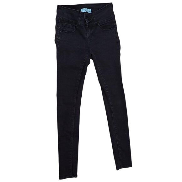 Wax Jean “Butt, I Love You” Black Skinny Jeans | Stretch Jeggings | Size 0 - Picture 1 of 7